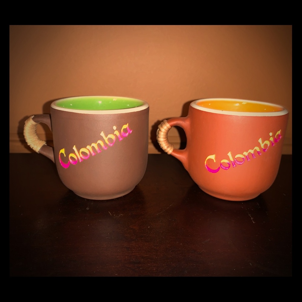 Coffee mugs from Colombia 🇨🇴